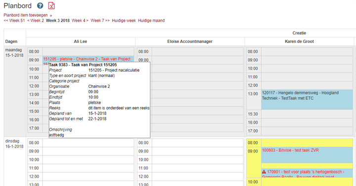 Nieuwe mogelijkheden drag&drop planbord